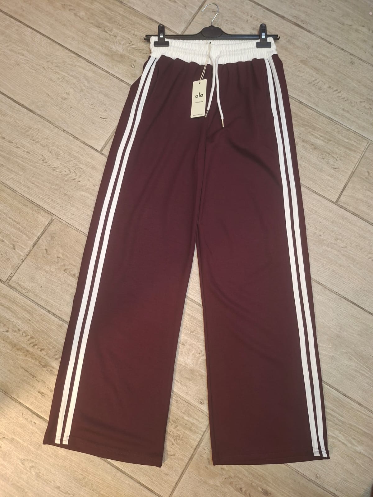 ALO Yandan Şeritli Cepli Palazzo Modal Pantolon